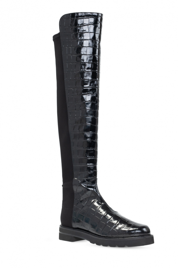 Moon Boot Classic low 50° Crocodile 14089600 002 - Black